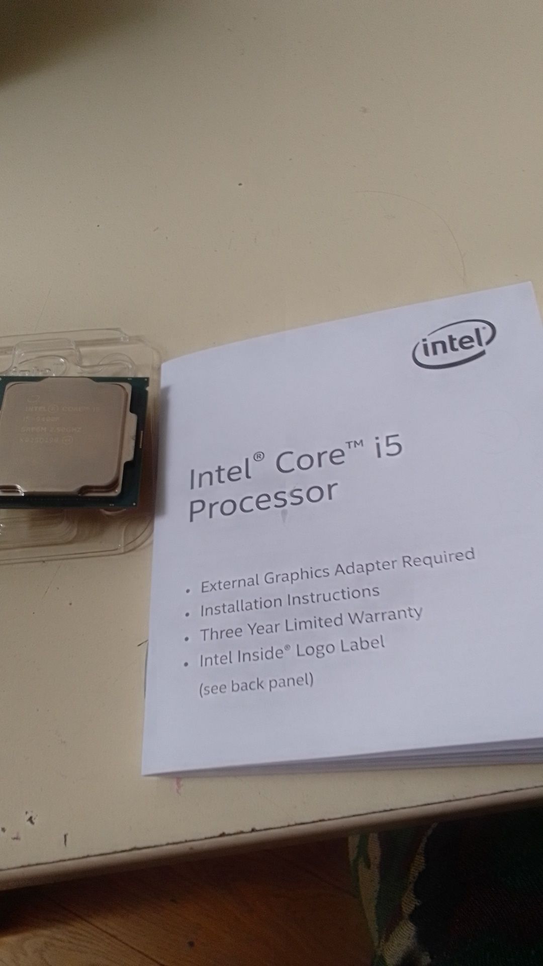 intel core i5 9400F новий