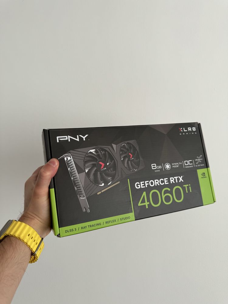 Відеокарта GeForce RTX 4060 ti 8gb Verto PNY