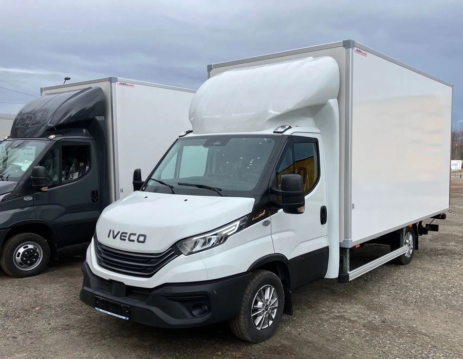 Iveco 3.0 Daily 35S18 A8 Hi-matic kontener winda hak  rok 2025 DOSTĘPNY 214900 netto podwyższony kontener 8 palet 35S21