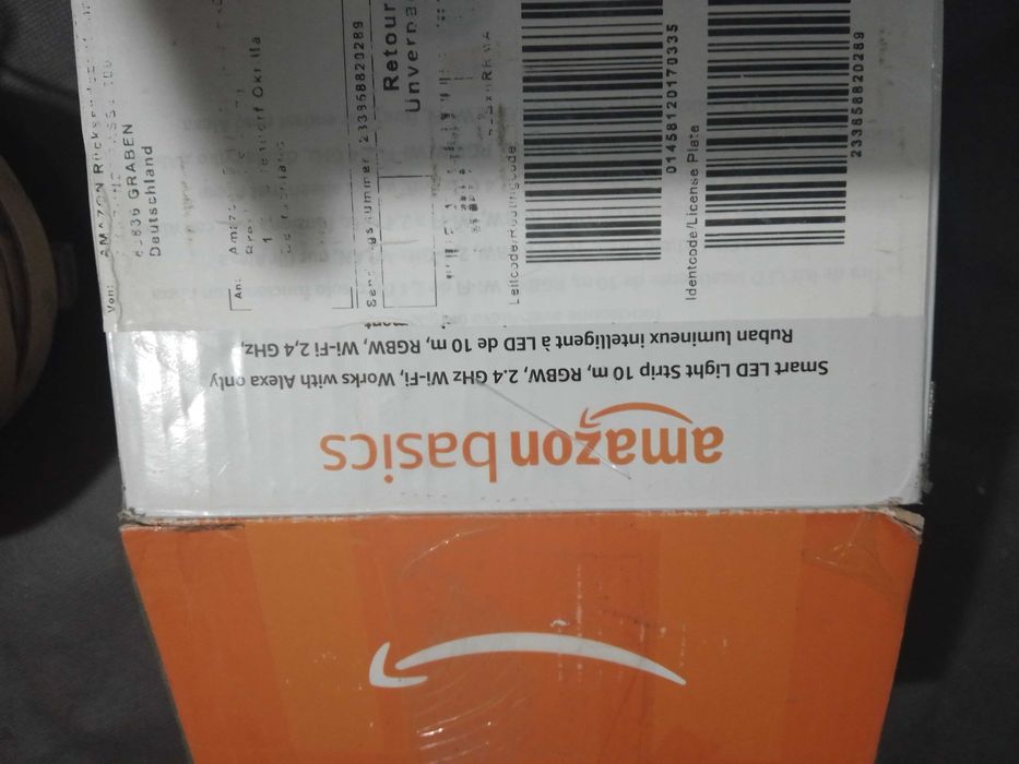 Taśma led sterowana Wi-Fi RGBW 10m 2.4GHz Amazon Basics