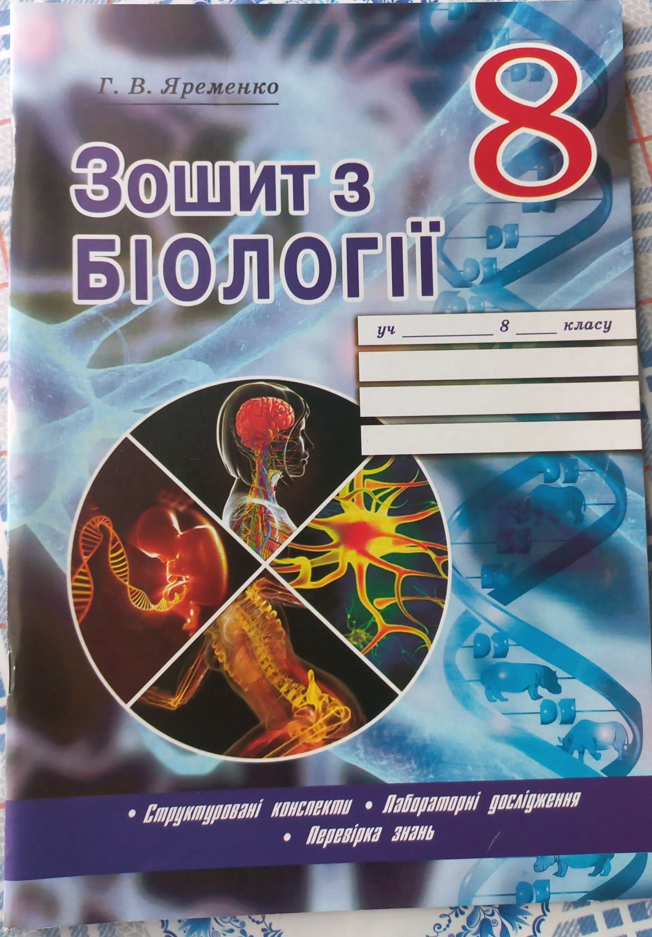 Робочі зошити з різних предметів для 8 класу