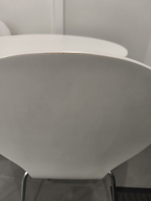 Mesa redonda refeição cozinha e 4 cadeiras