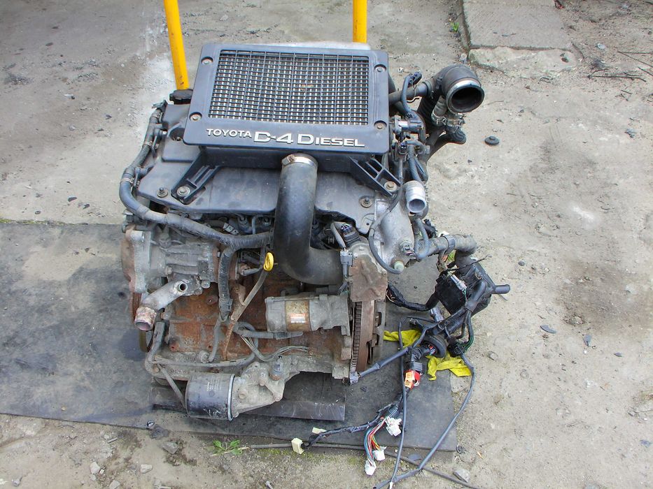 Toyota rav4 II 00-05 2.0 D4D silnik kompletny 1CD 116 km