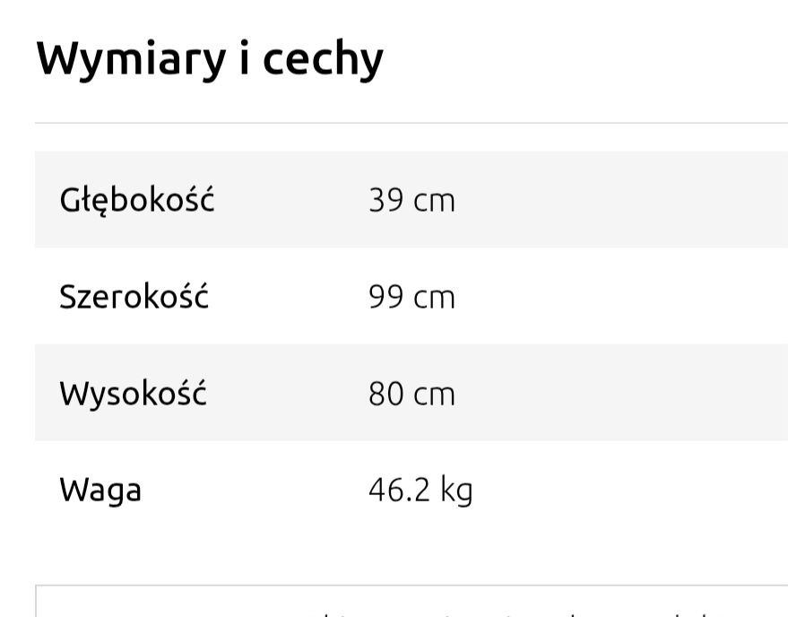 Komoda Tarbes BRW stan idealny jak nowa