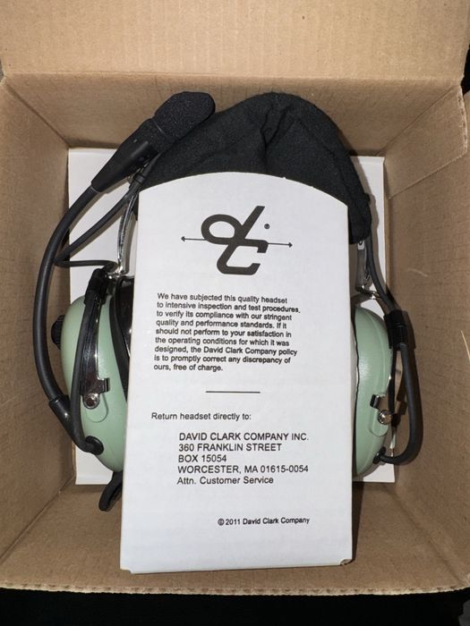 Headset de Aviação David Clark H10 (pouco uso)