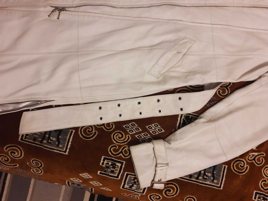 Тренч Guess, оригинал, натуральная кожа, размер М 42-46, плащ, пальто