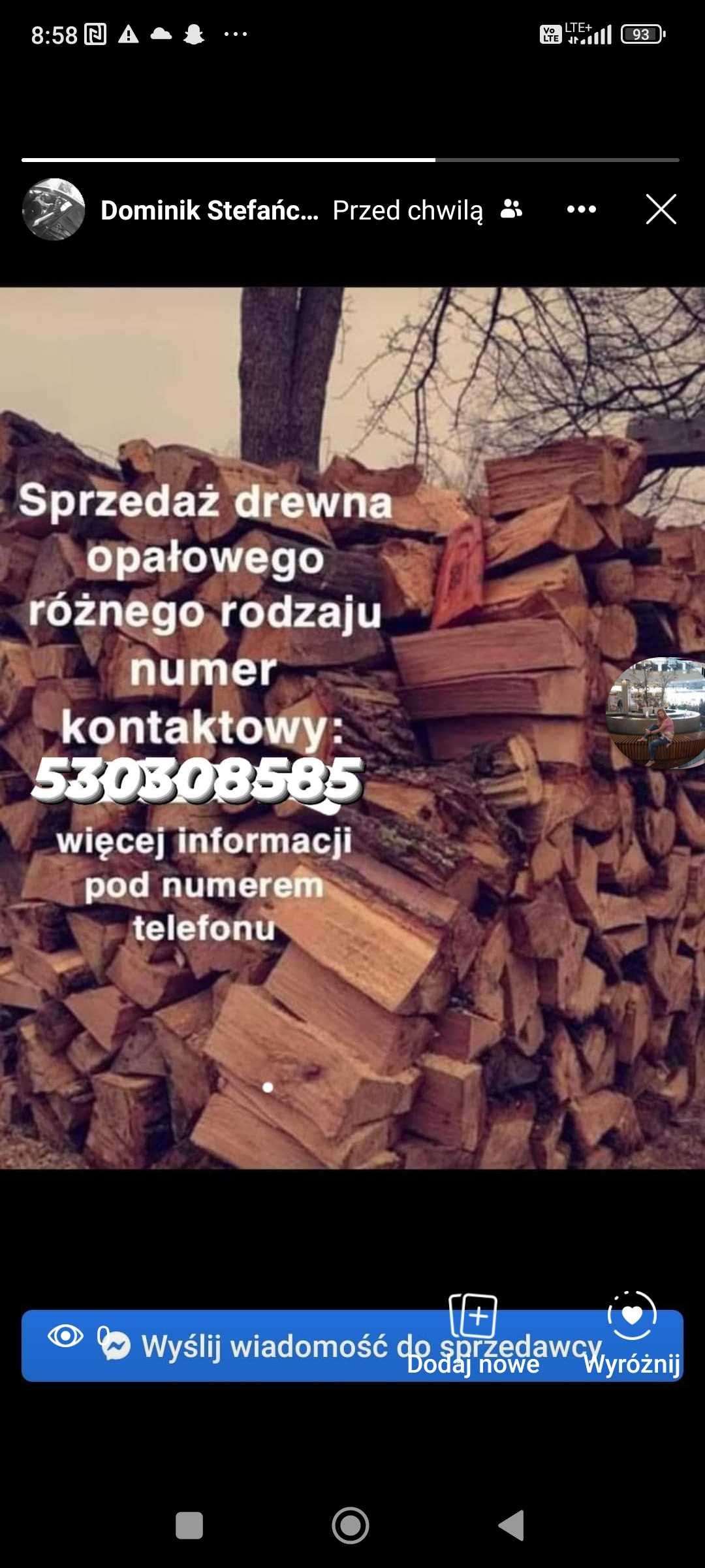 Dzewo Opałowe Sosna Dąb