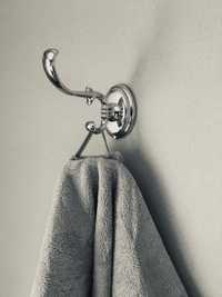 Крючок двойной для полотенец качество крючок в ванную вешалка