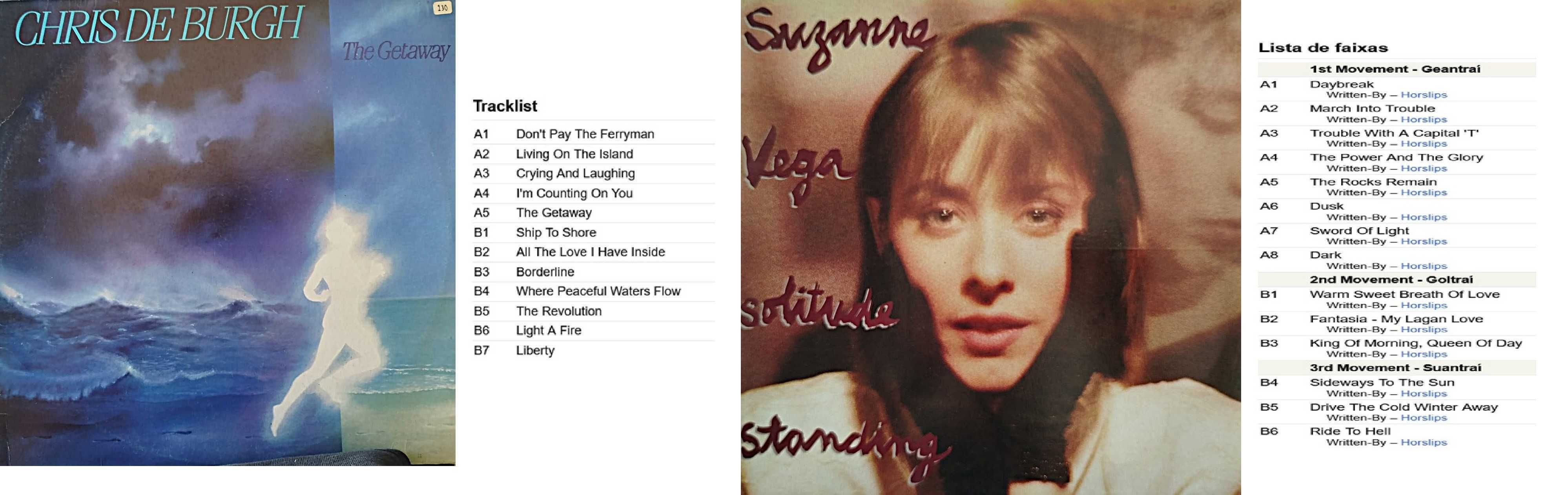 Discos Vinil–Santana,R.Steward,Police,S.Vega,C.Burgh,K.Karnes,K.Wilde