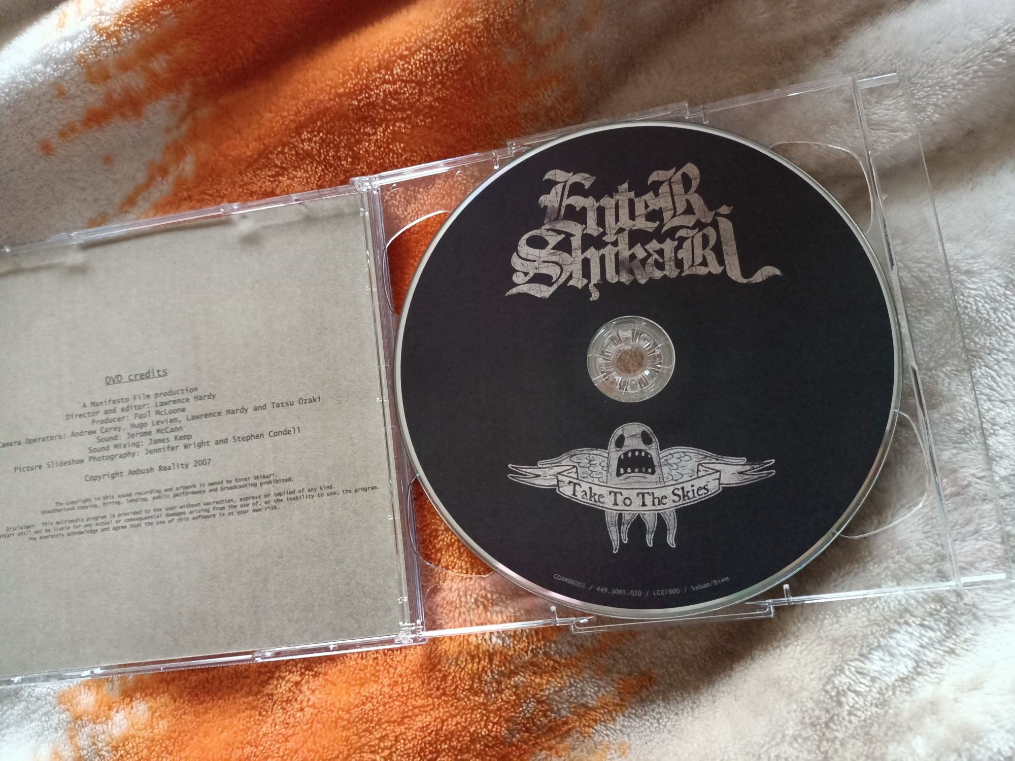 Enter Shikari - Take To The Skies (CD, Album + DVD-V,Ltd)(vg+)