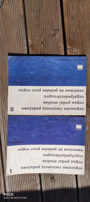 Nuty organowe ćwiczenia pedałowe