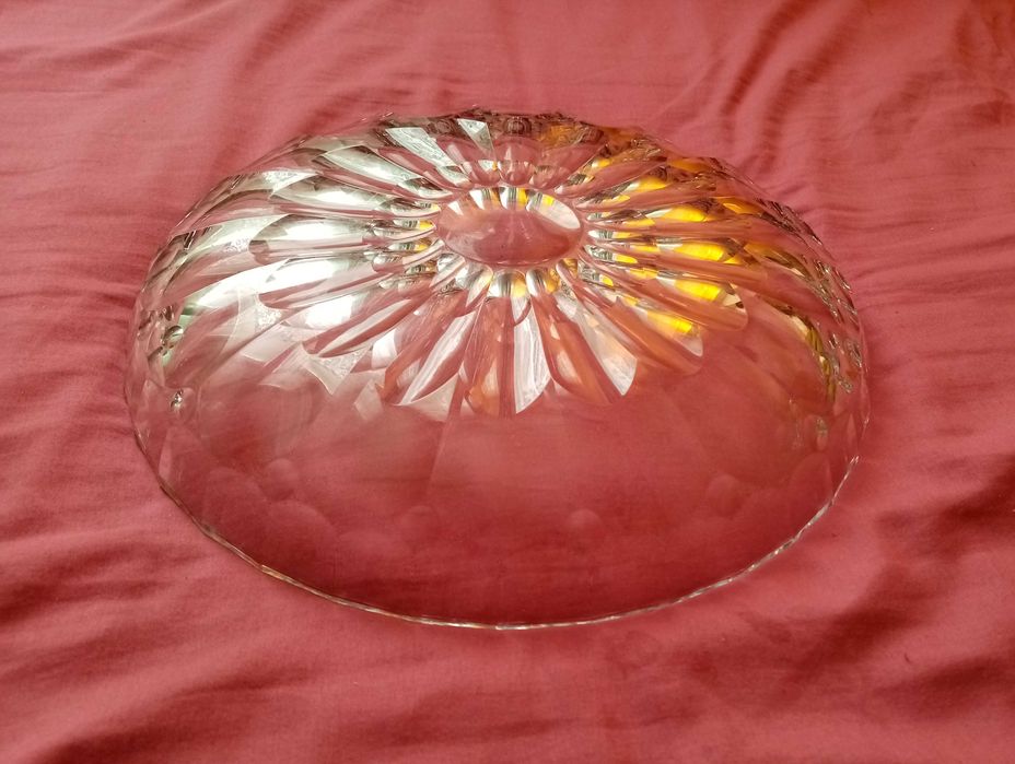 PRL Patera szklana okrągła średnica 28cm