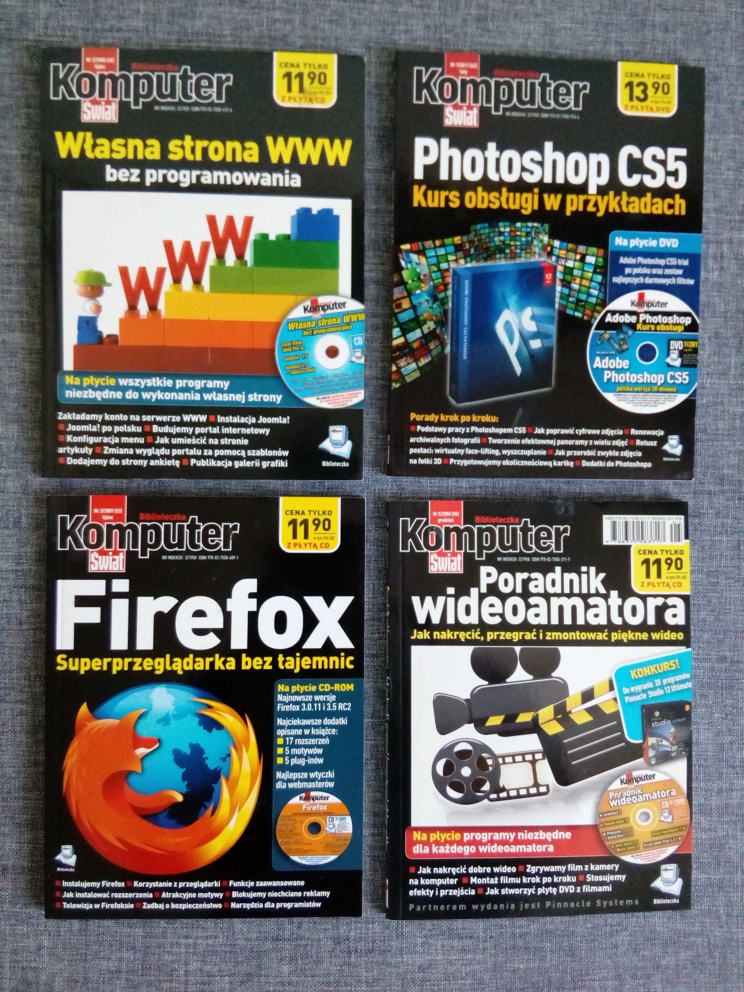 Komputer Świat ekspert biblioteczka , photoshop, java, flash