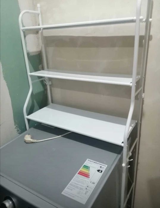 Стеллаж 3 полки 1,55 стійка стілаж в ванну стойка над машинкою