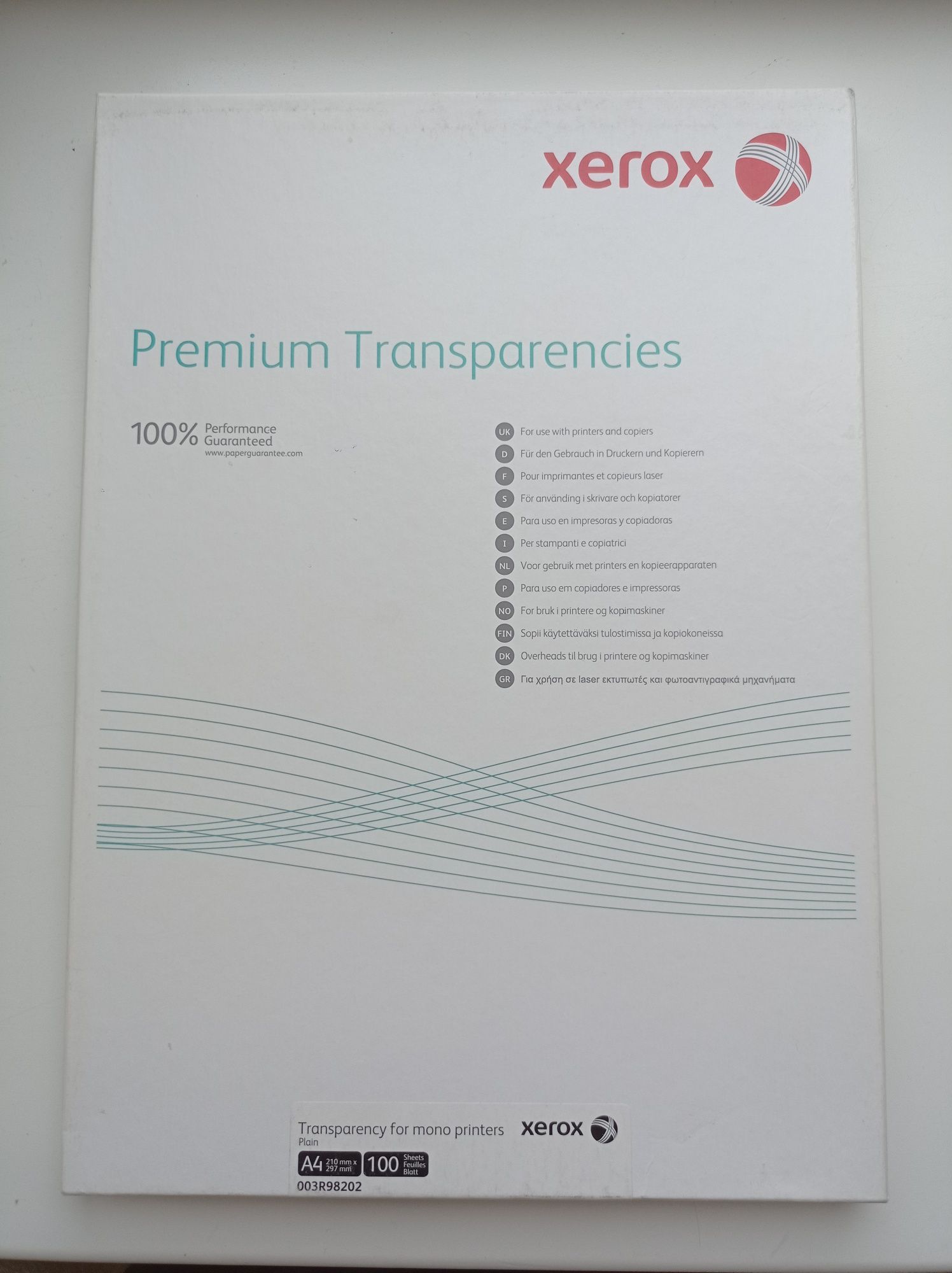 Пленка Premium for mono XEROX A4, 100 листов