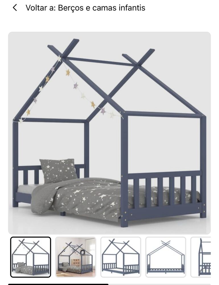 Cama infantil 90x200 (montessori) usada