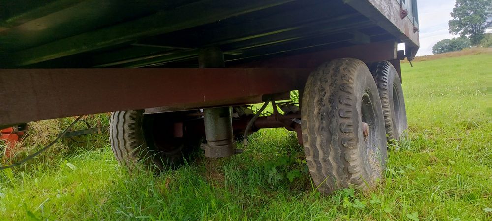 przyczepa tandem trzy stronny wywrot