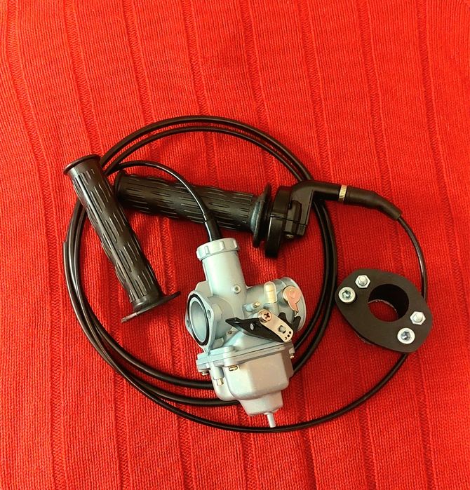 Комплект Муравей карбюратор  PZ30 + трос газа+ручка+ перехідник