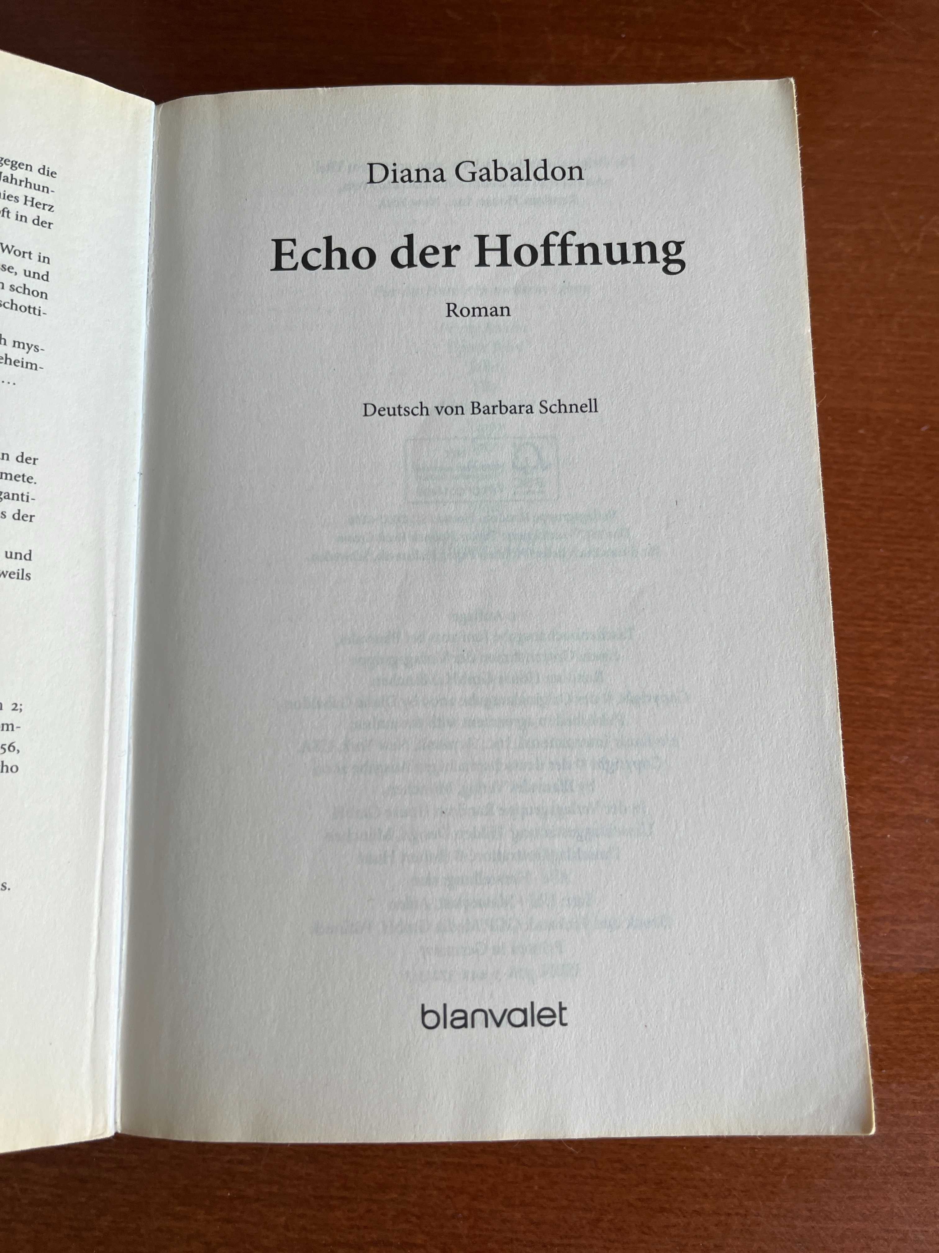 Echo der Hoffnung - Diana Gabaldon