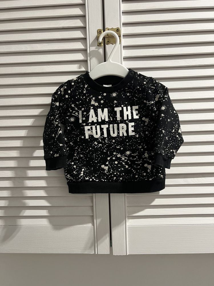 Bluza niemowlęca C&A ciapki plamki I am the future