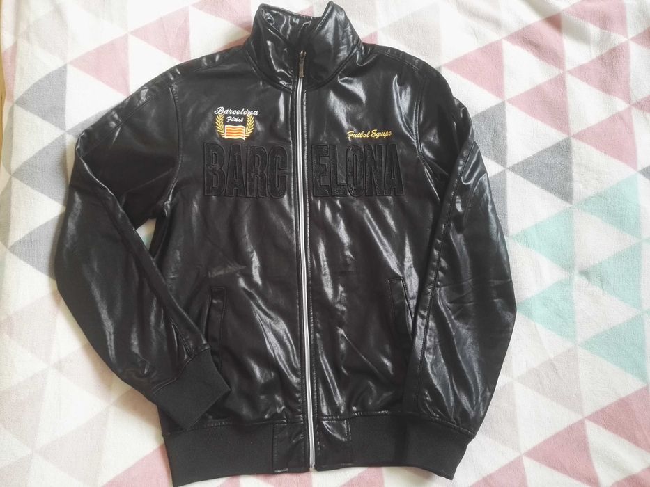 Bluza chłopięca Barcelona S bluza lekko ocieplana bluza sportowa GX3
