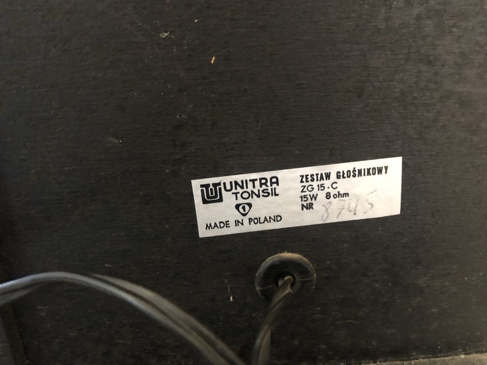 Unitra Tonsil 2 głośniki ZG 15-C