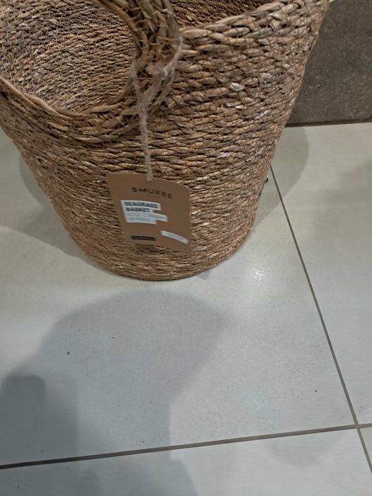 Kosze z trawy morskiej nowe