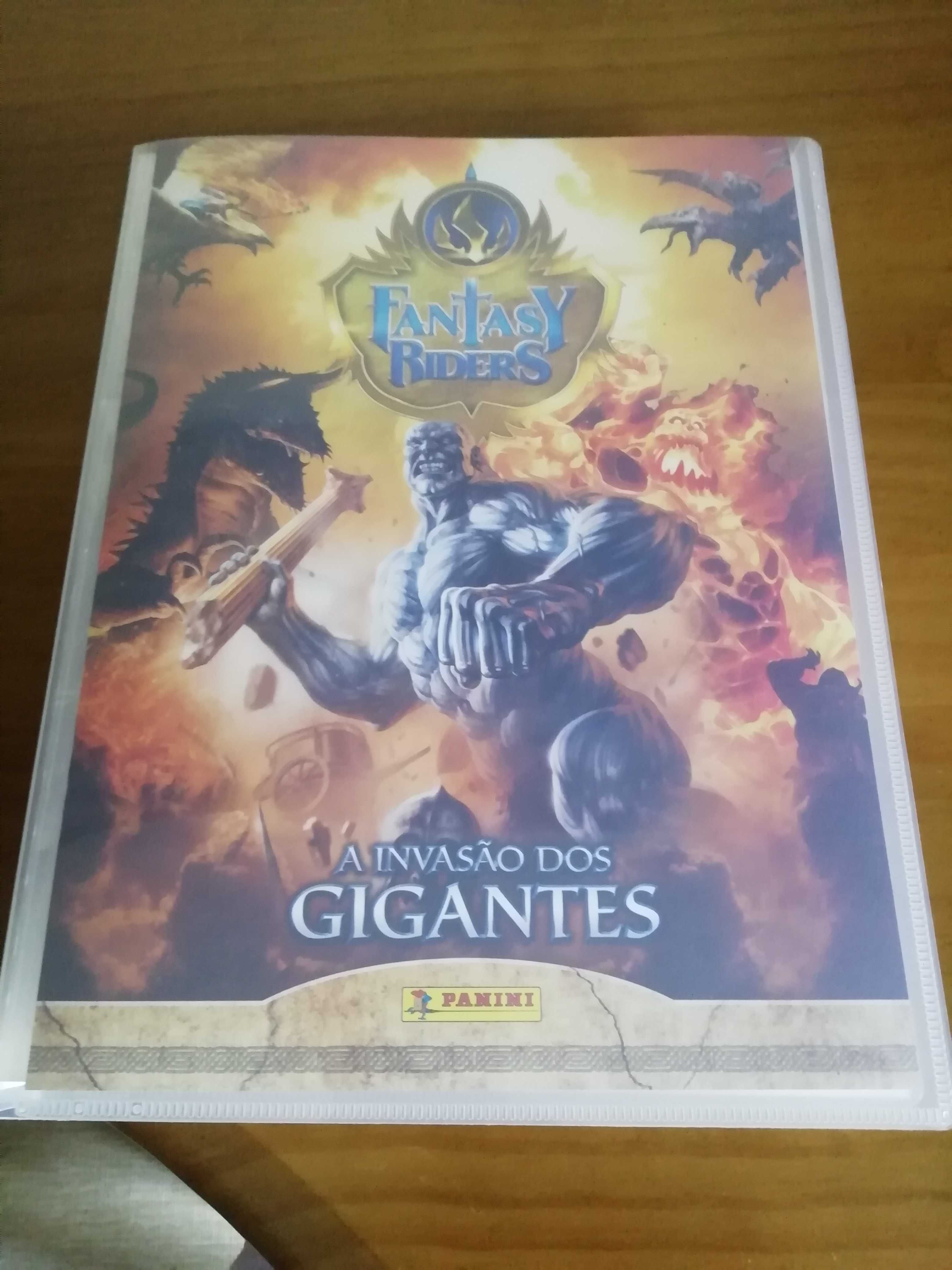 Coleção fantasy riders invasão dos gigantes completa ou cartas soltas