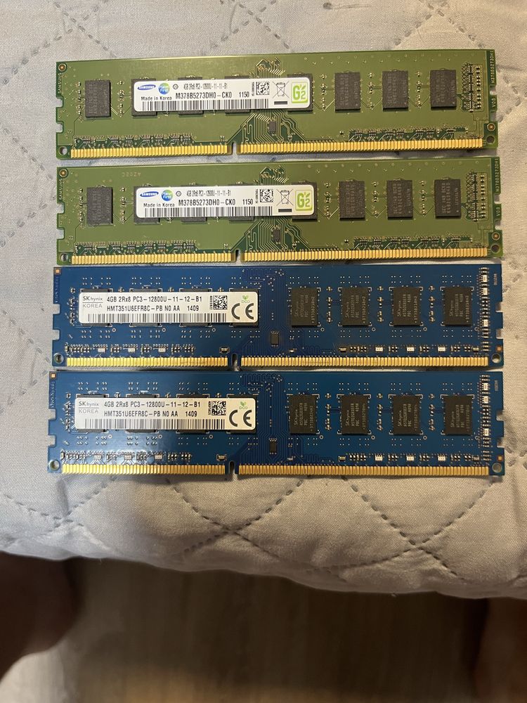 Продам оперативну памʼять ddr 3 сумарно 16 гб