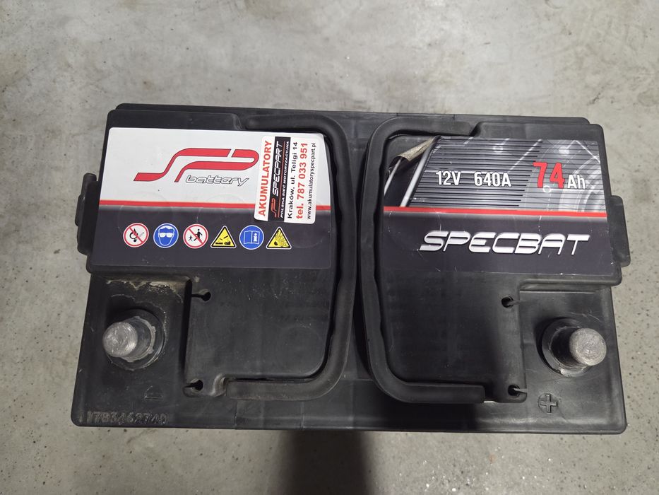 Akumulator SPECBAT 640a 74ah 12v