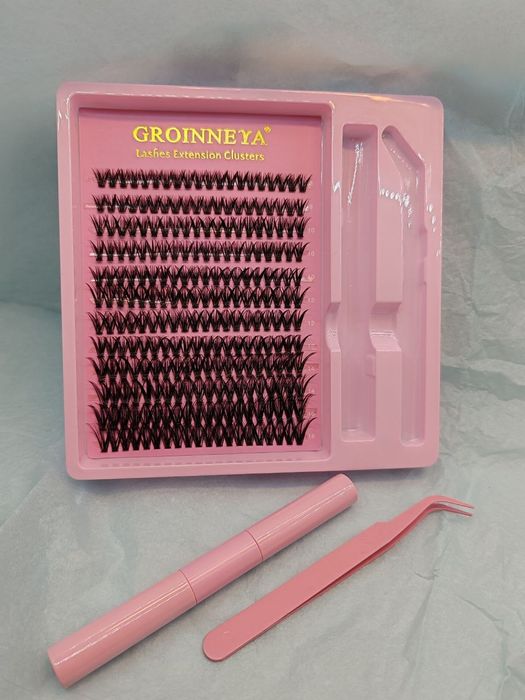 Пучковые ресницы, набор для самостоятельного наращивания ресниц
