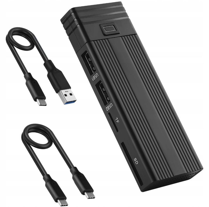 FIDECO Obudowa M.2 NVMe, obudowa USB 3.2 Gen 2 NVMe SSD