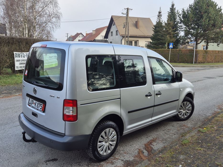 VW CADDY 1.6B MPI OPŁACONY Z Niemiec Klima Elektryka 5os Stan BDB!!