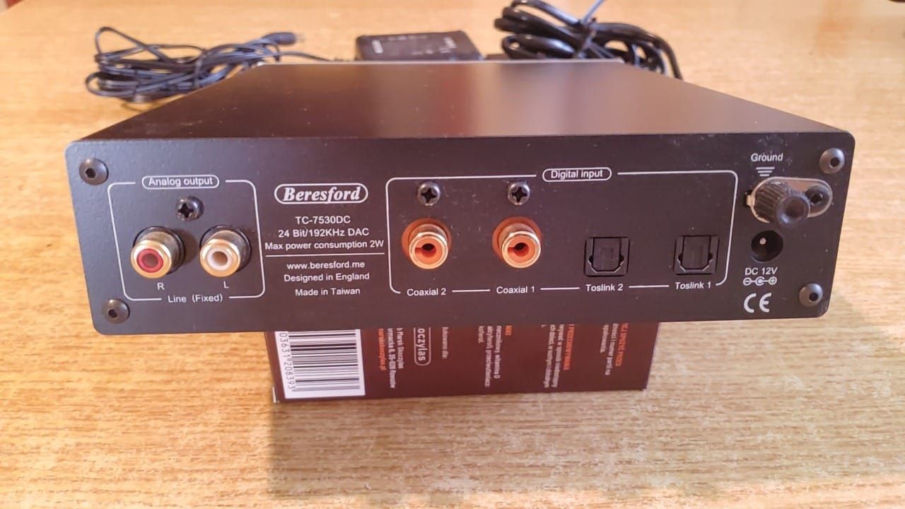 DAC Beresford TC-7530DC przetwornik cyfrowo analogowy audio
