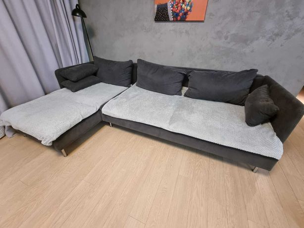 Ikea Hudiksvall Sofa / narożnik z pojemnikiem Samsta