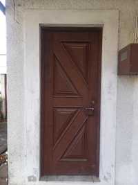 2 portas exterior madeira maciça