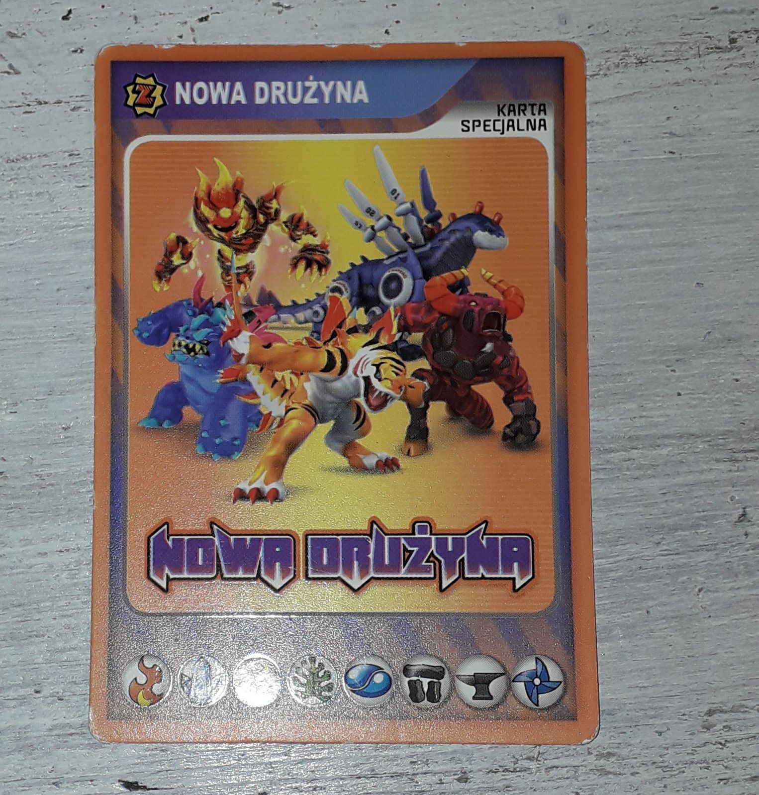 Karta nowa drużyna InviZimals 1 kart nowa drużyna - cena za 1 szt.