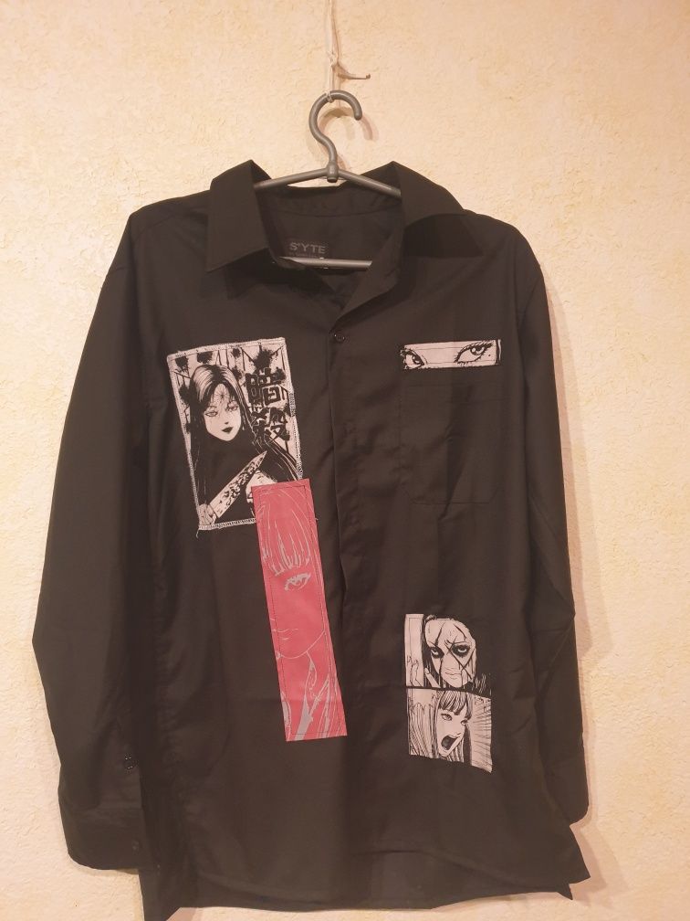 рубашка Yohji Yamamoto (s'yte) x Junji Ito аниме манга