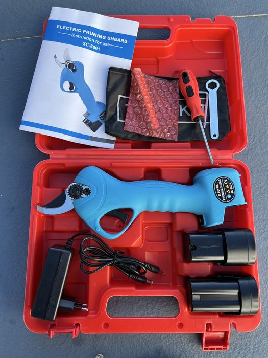 Tesouras de poda elétricas (Fatura e garantia)