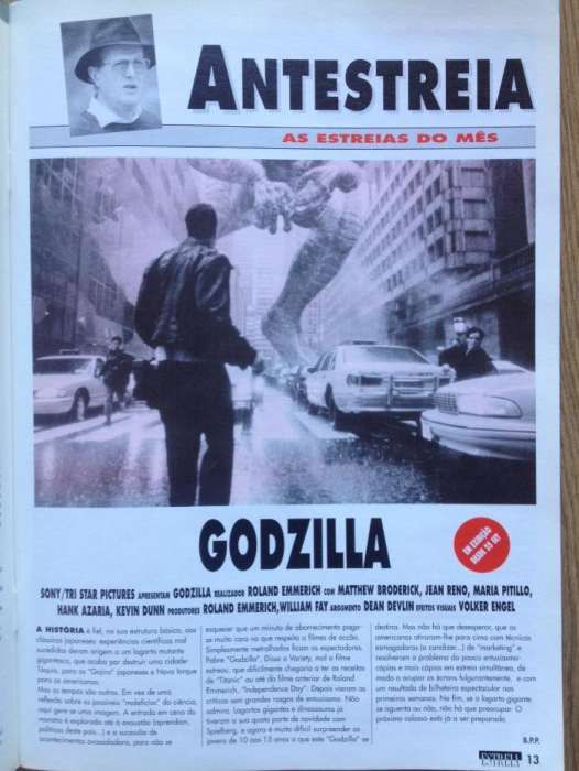 Revista "Estreia - Cinema Novo" - Fantasporto - 1998