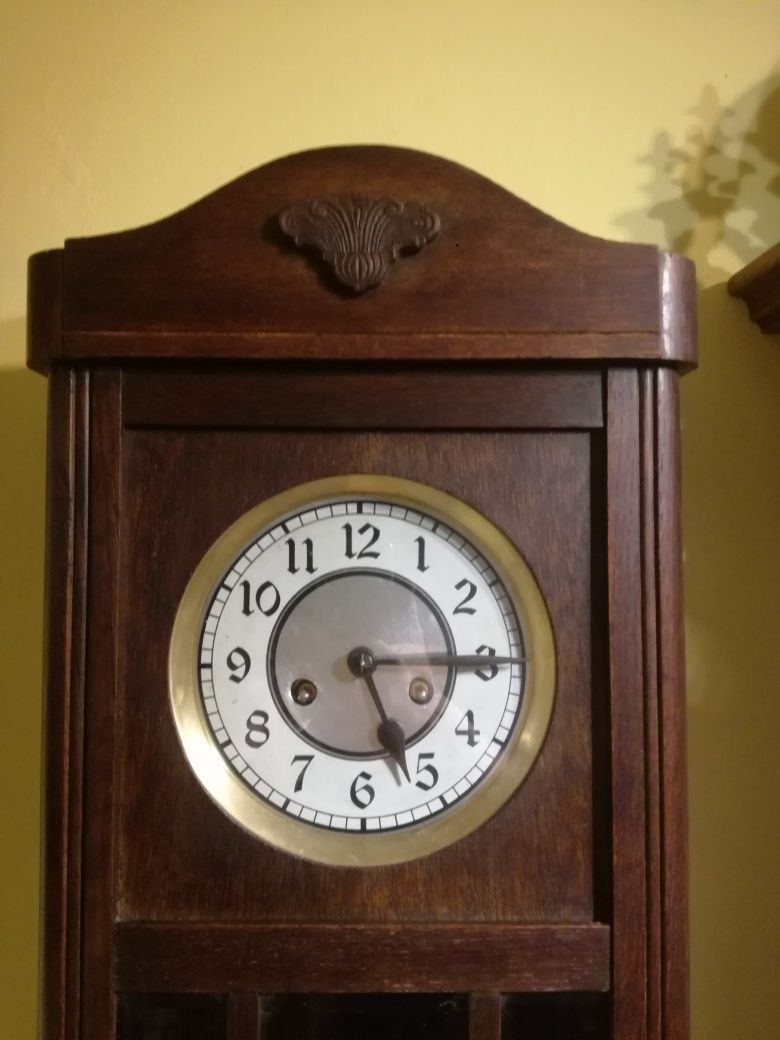 Stary zegar wiszący gabinetowy