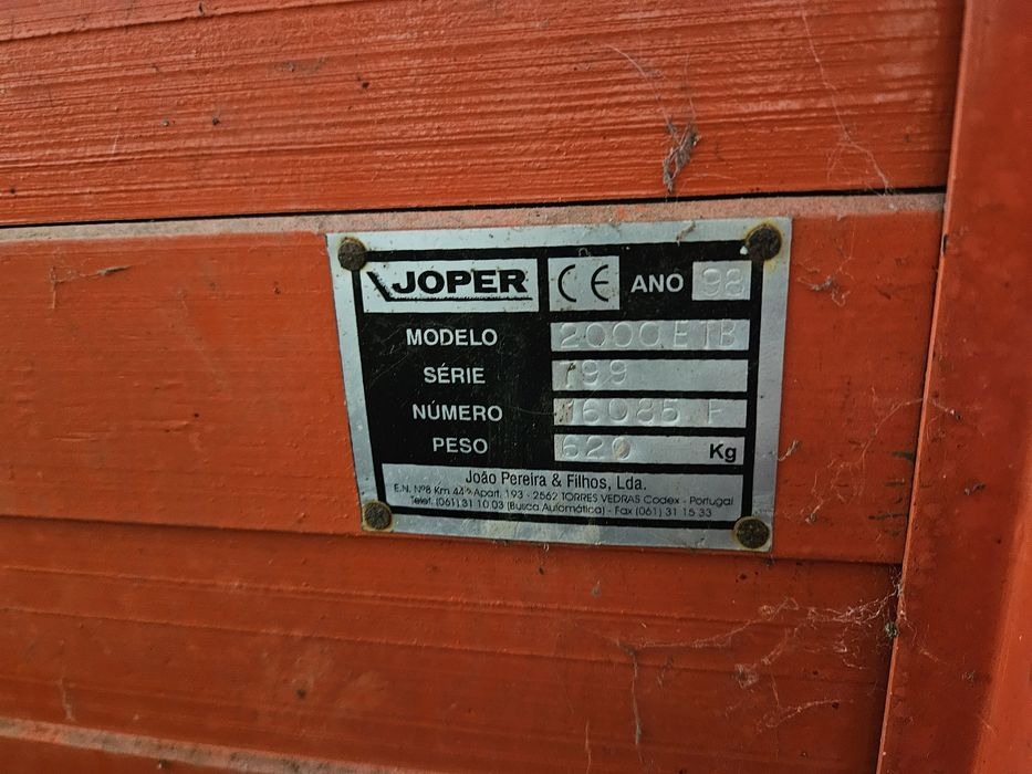 Vendo Reboque Joper ETB 2000