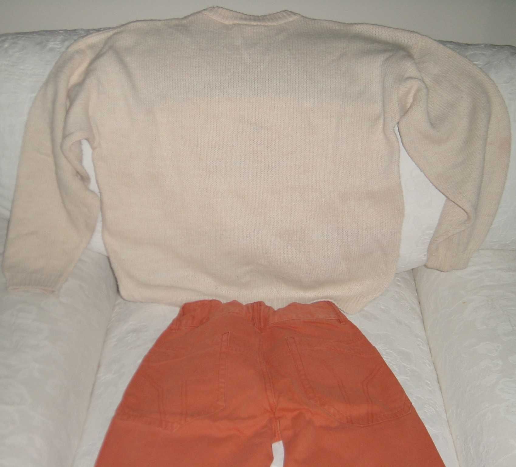 Conjunto 2 peças menina 12/14 Anos - Camisolão lã bordada Calça BROTES