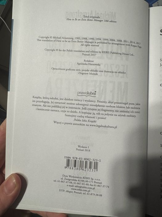 Michael Armstrong Vademecum jeszcze lepszego Menedżera