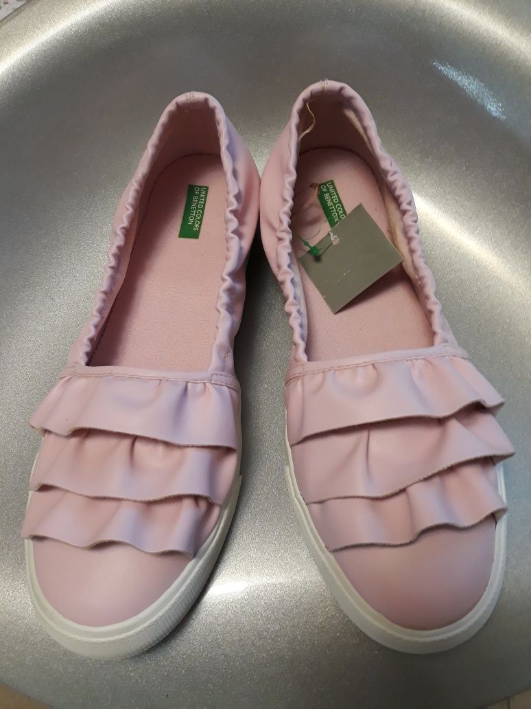 Мокассины ,"Benetton",размер 40