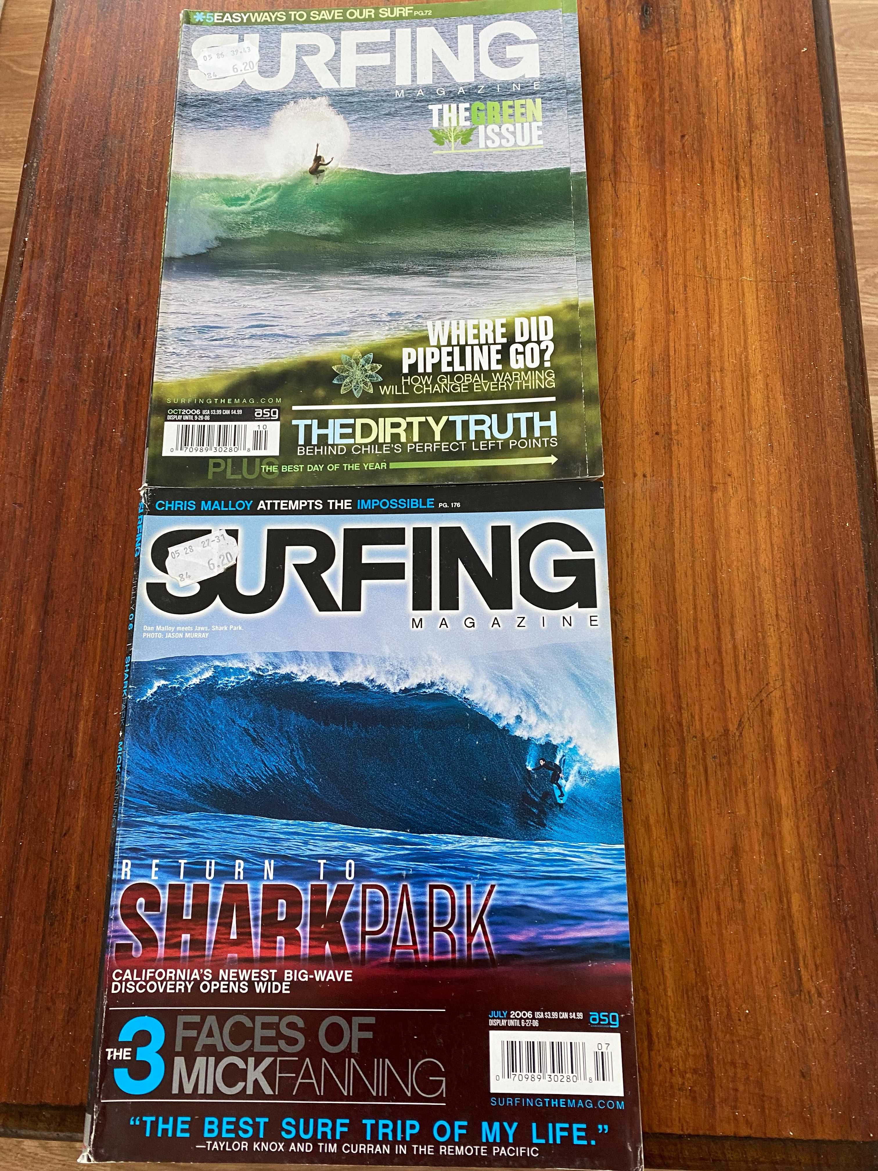 Coleção Revistas Surf
