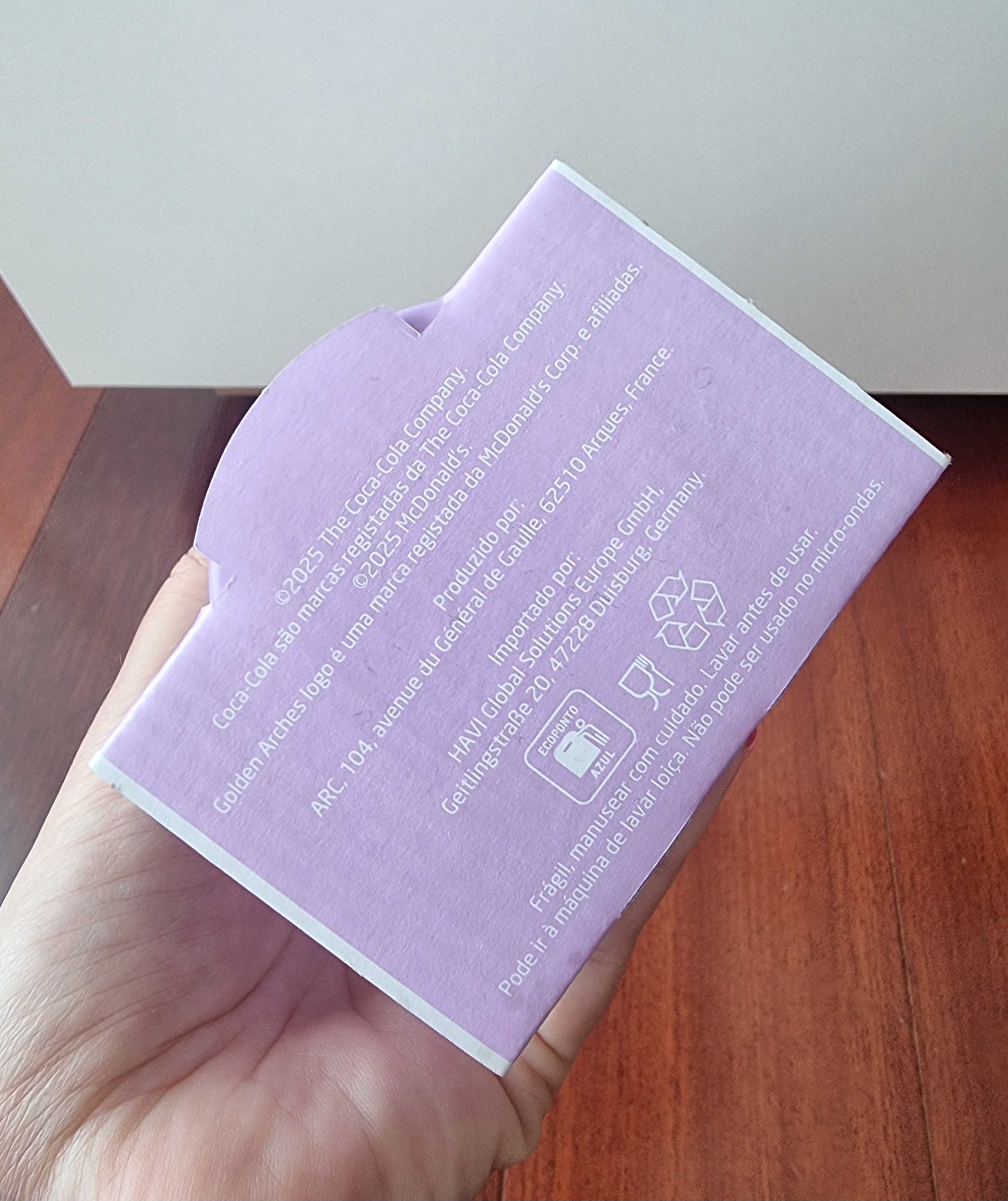 3 Copos Edição Limitada McDonald's 2025 - lilás, verde menta e amarelo