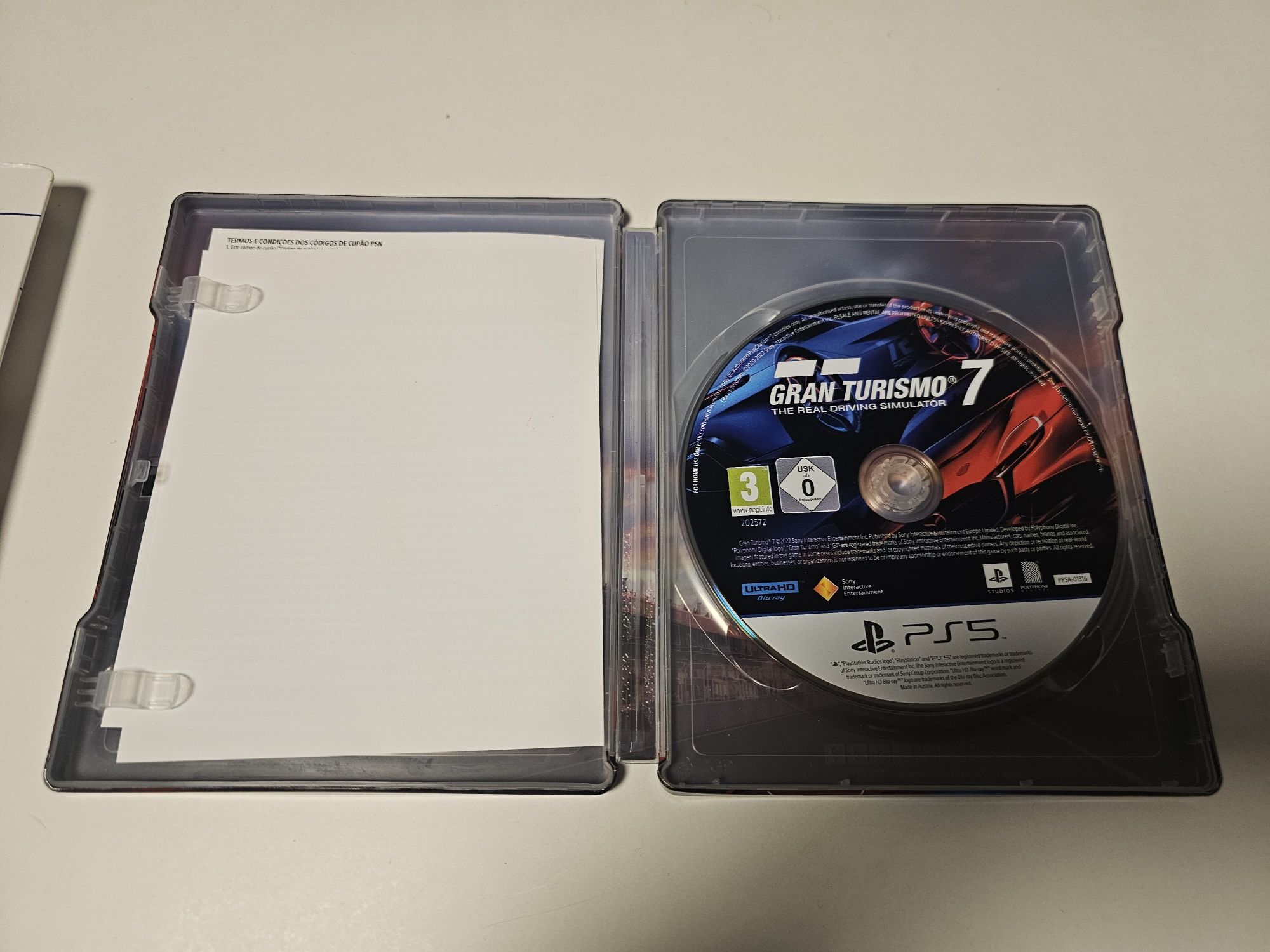 Gran Turismo 7 PS5 Steelbook - Edição 25 Aniversário