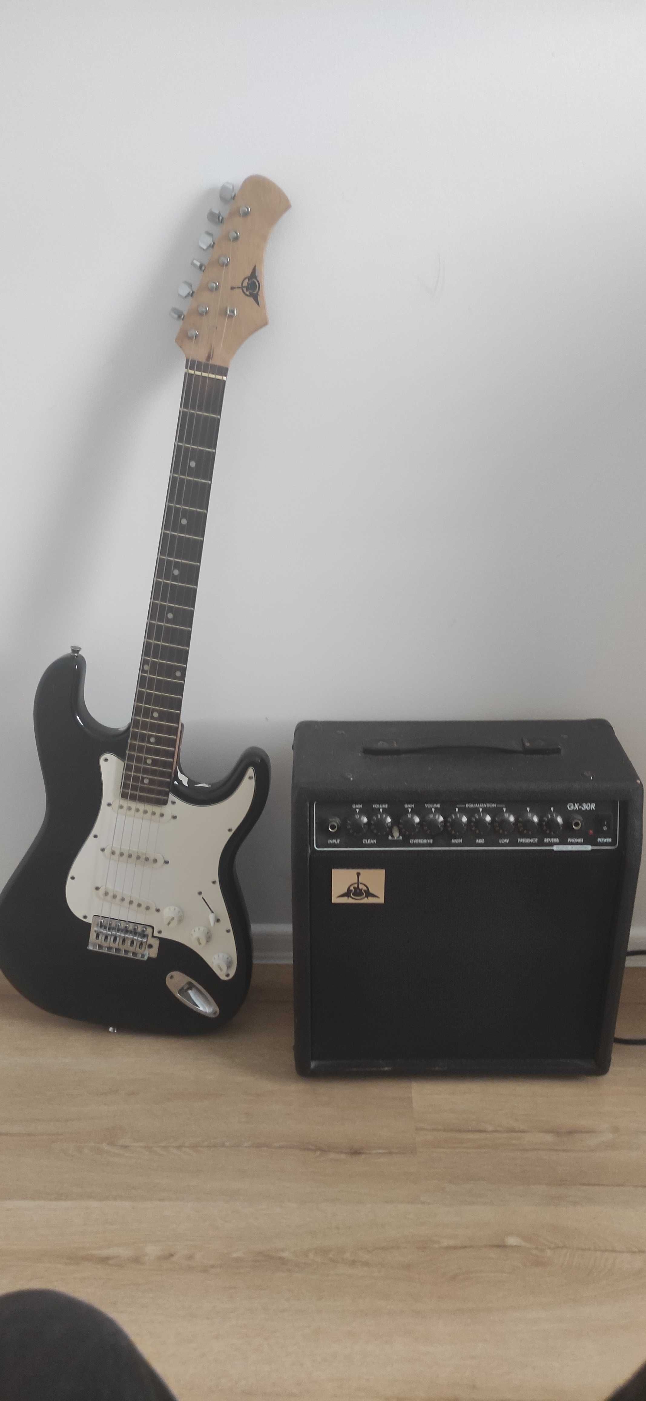 gitara elektryczna + zestaw