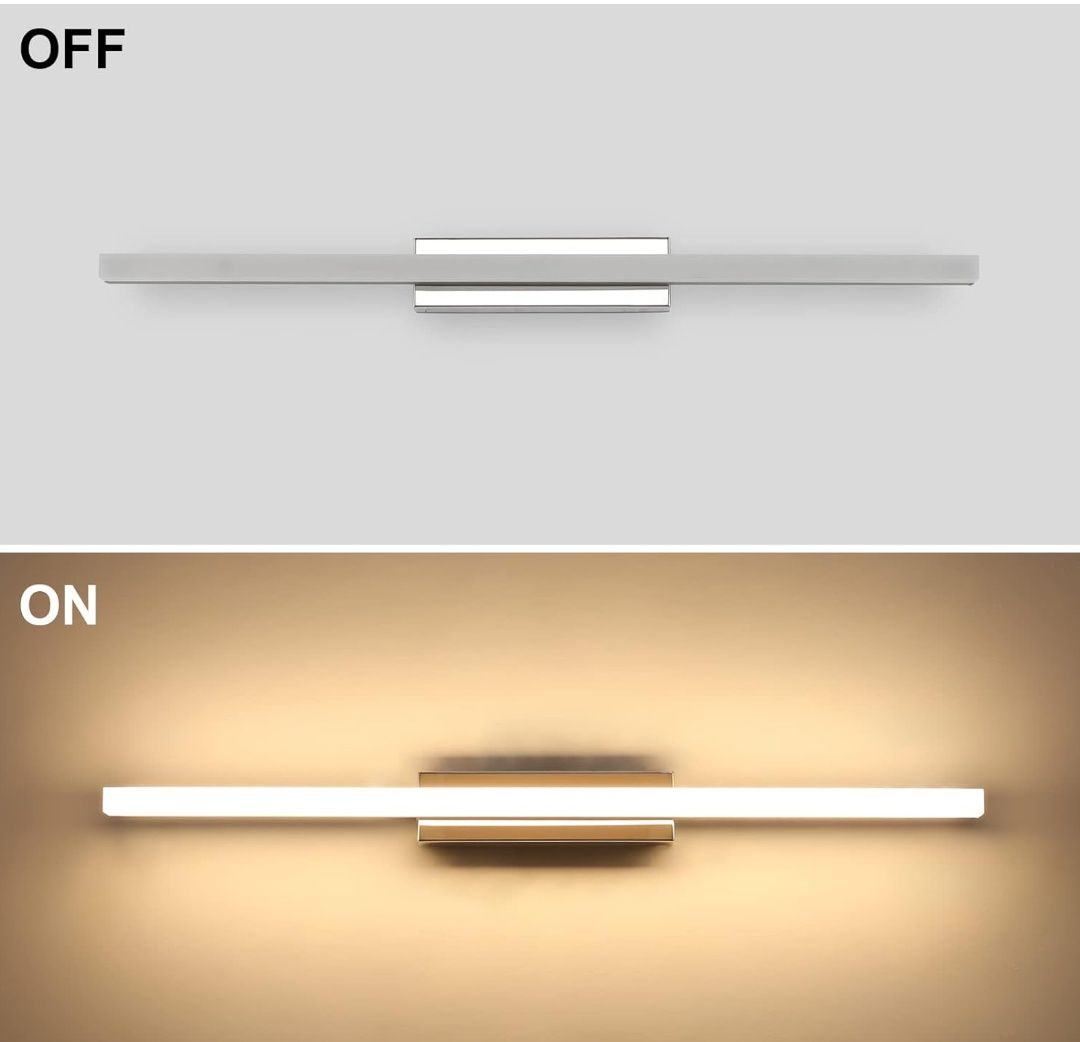 Klighten Łazienkowa lampa LED 14 W 60 cm, srebrna